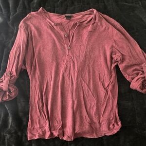 Comfy Burgundy H&M Henley 🔥 | Size M